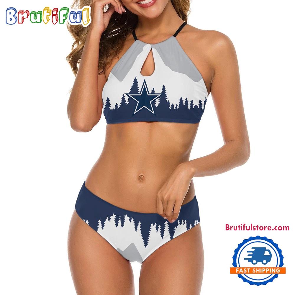 NFL Dallas Cowboys Football Summer Women’s Cami 2 Piece Bikini