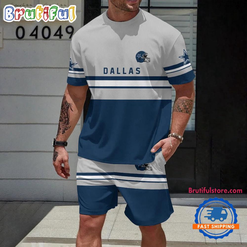 NFL Dallas Cowboys Limited New T Shirt And Shorts Set