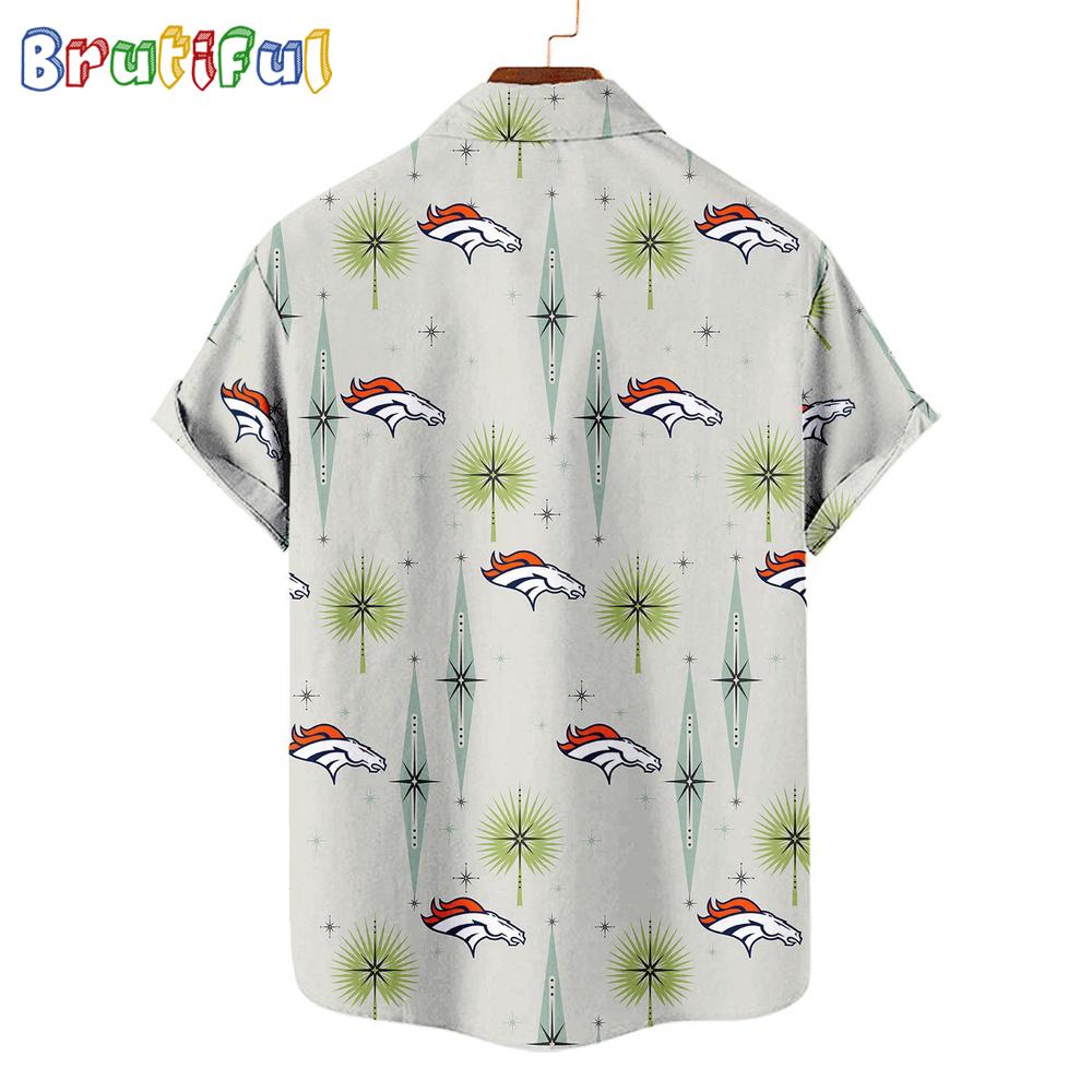 NFL Denver Broncos Football Team Logo Funny Aloha Hawaiian Shirt