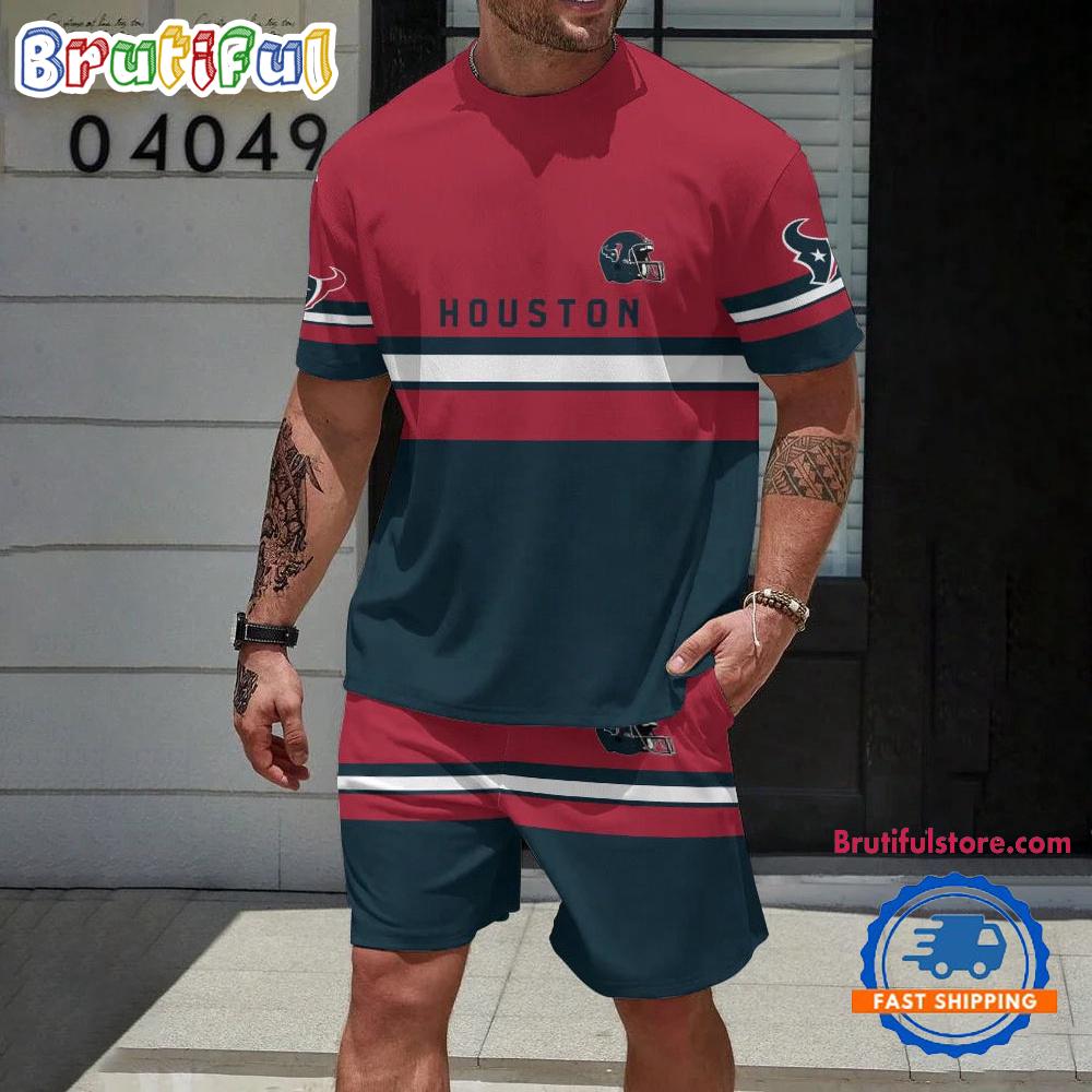 NFL Houston Texans Limited Edition Summer T Shirt And Shorts Set