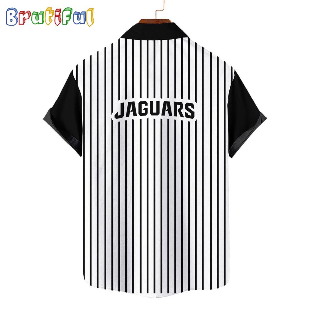 NFL Jacksonville Jaguars Classic Retro Mascot Line Summer Beach Hawaiian Shirt