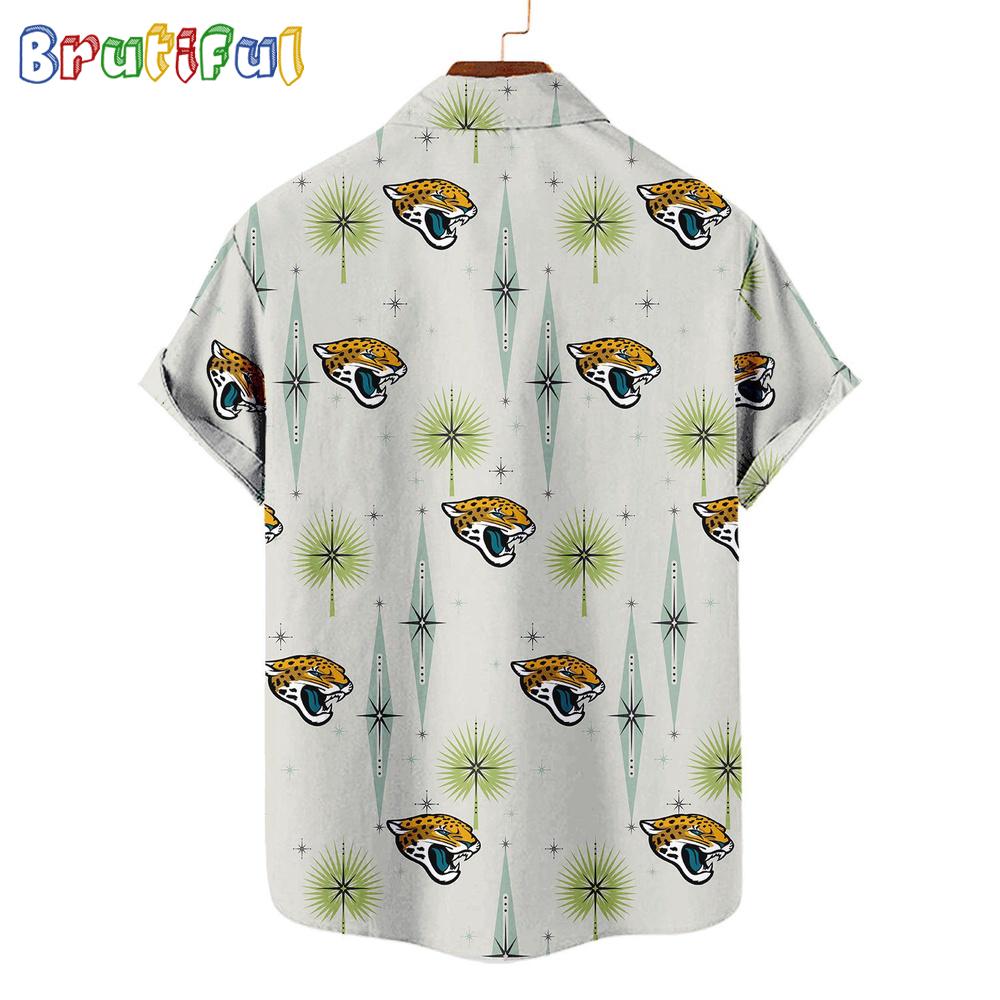 NFL Jacksonville Jaguars Football Team Logo Funny Aloha Hawaiian Shirt