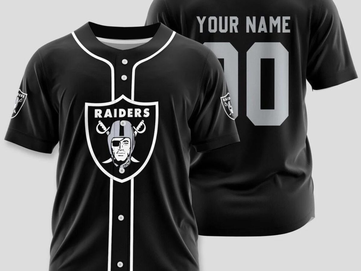 NFL Las Vegas Raiders Limited Edition Personalized Baseball Jersey