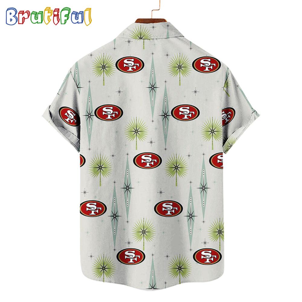 NFL San Francisco 49ers Football Team Logo Funny Aloha Hawaiian Shirt