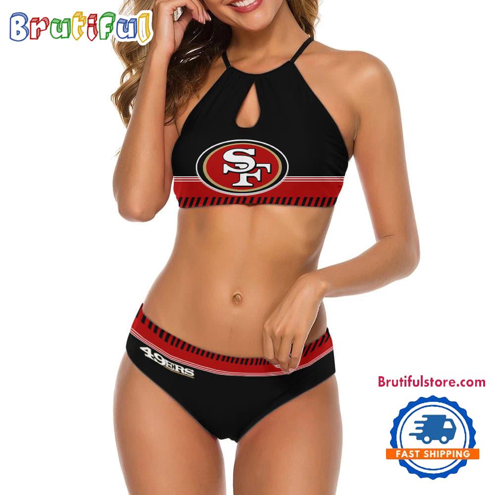 NFL San Francisco 49ers Football Team Women’s Cami 2 Piece Bikini