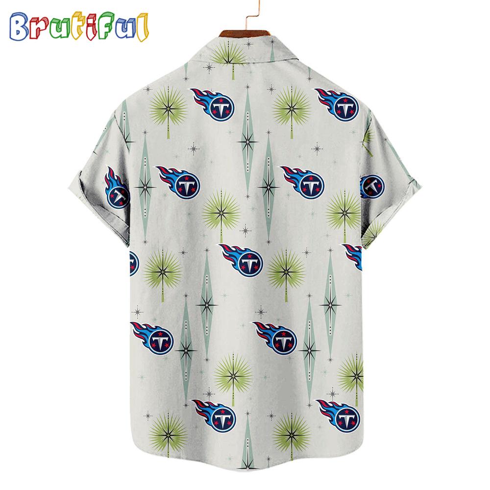 NFL Tennessee Titans Football Team Logo Funny Aloha Hawaiian Shirt