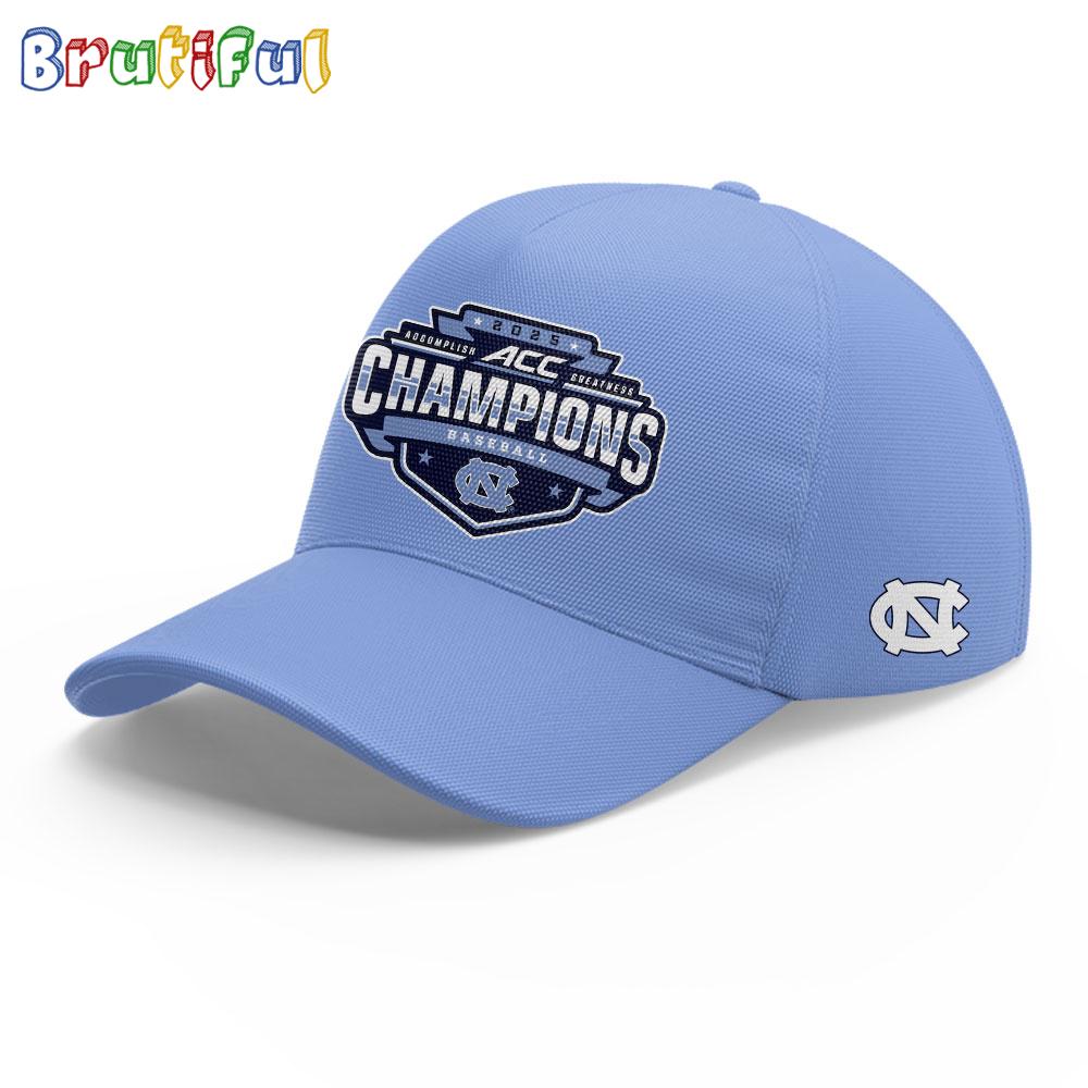 North Carolina Tar Heels Baseball 2025 ACC Baseball Champions Cap