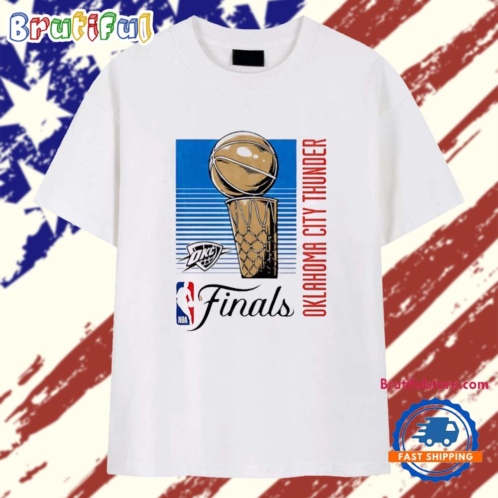 Okc Thunder 2025 Nba Finals Retro Lines T Shirt