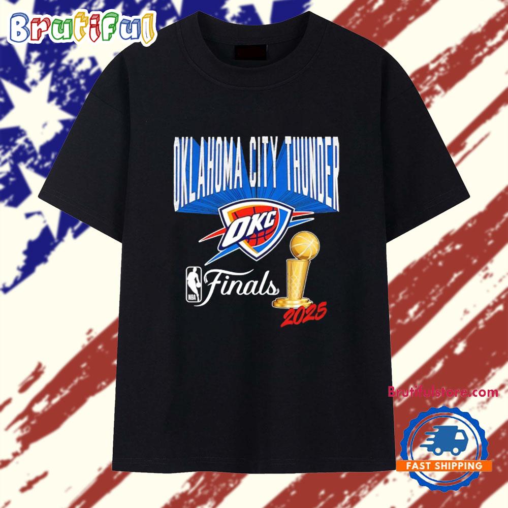 Okc Thunder 2025 Nba Finals Statement Trophy T Shirt
