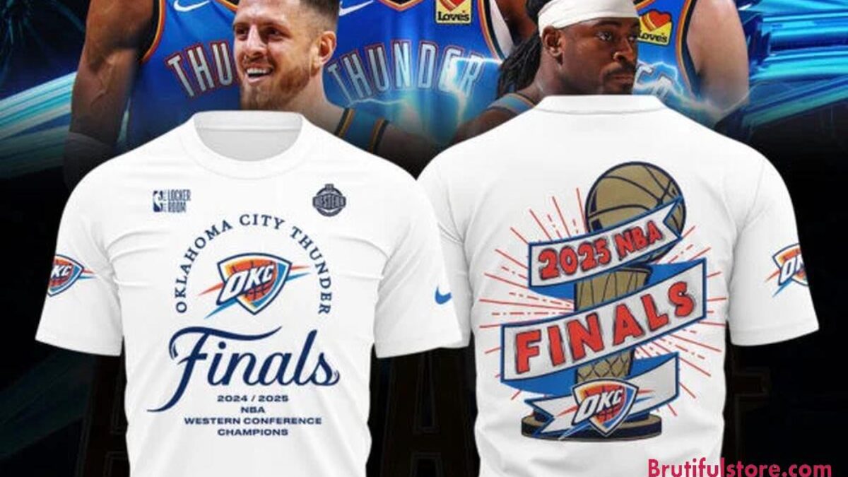 Oklahoma City Thunder 2025 Western Conference Champions Final 3D