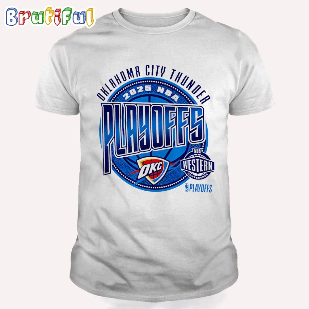 Oklahoma City Thunder OKC 2025 Playoffs Game Day T Shirt