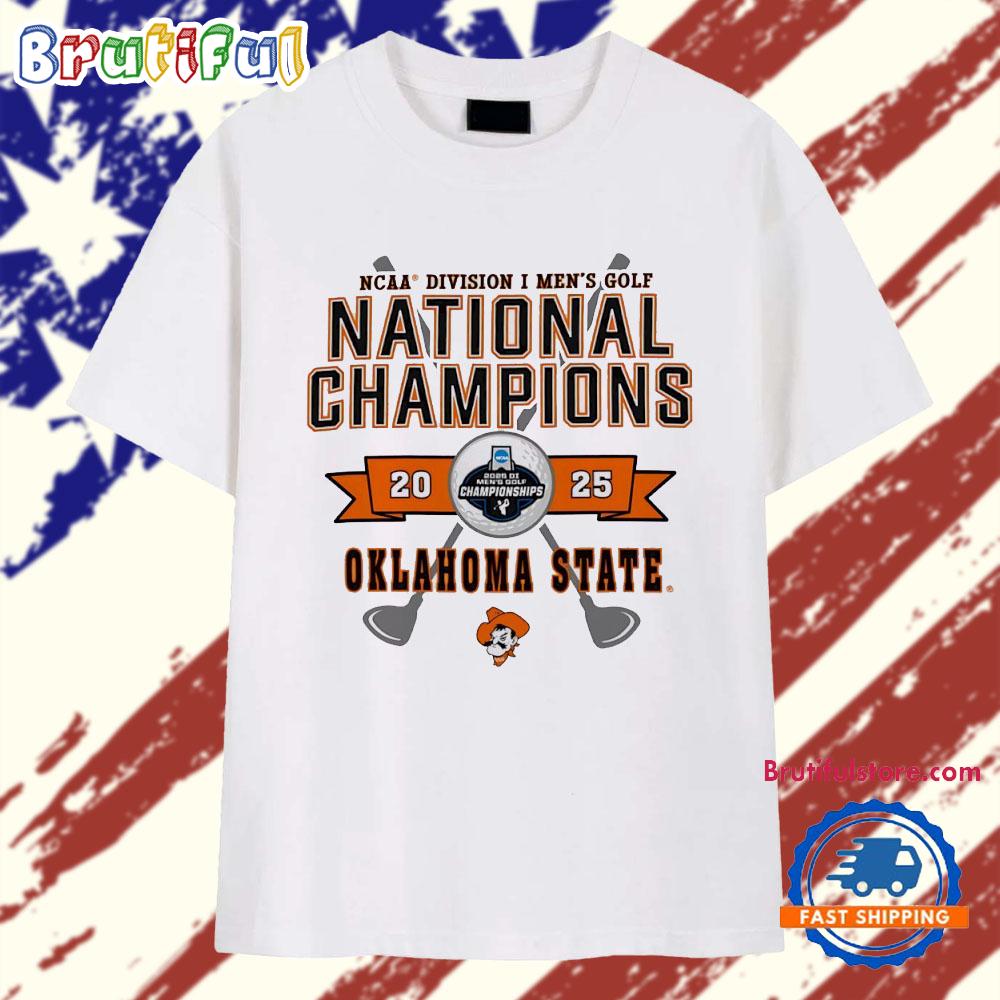 Oklahoma State Cowboys 2025 NCAA Men’s Golf National Champions T Shirt