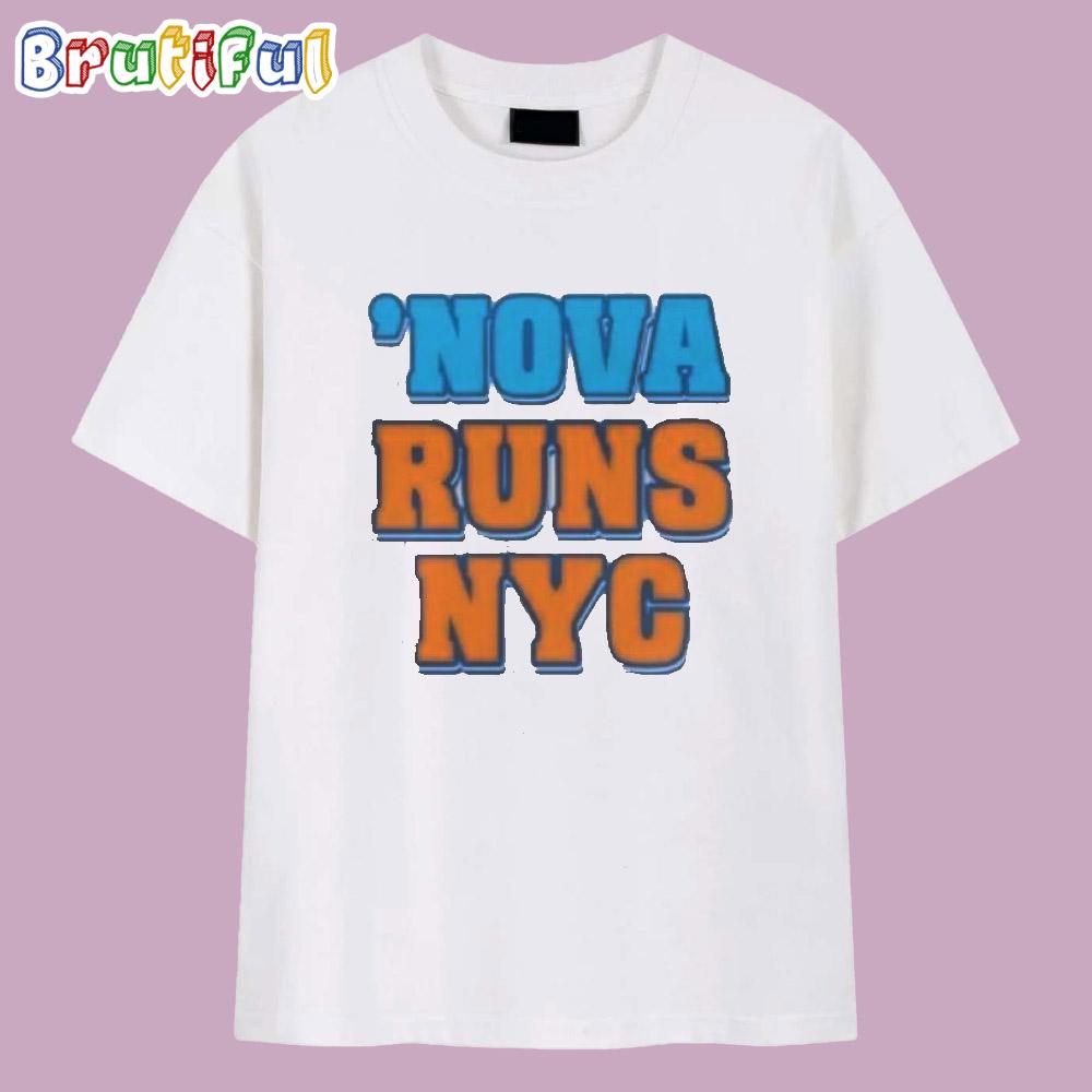Original Nova Runs NYC Playoffs Nova Knicks T Shirt