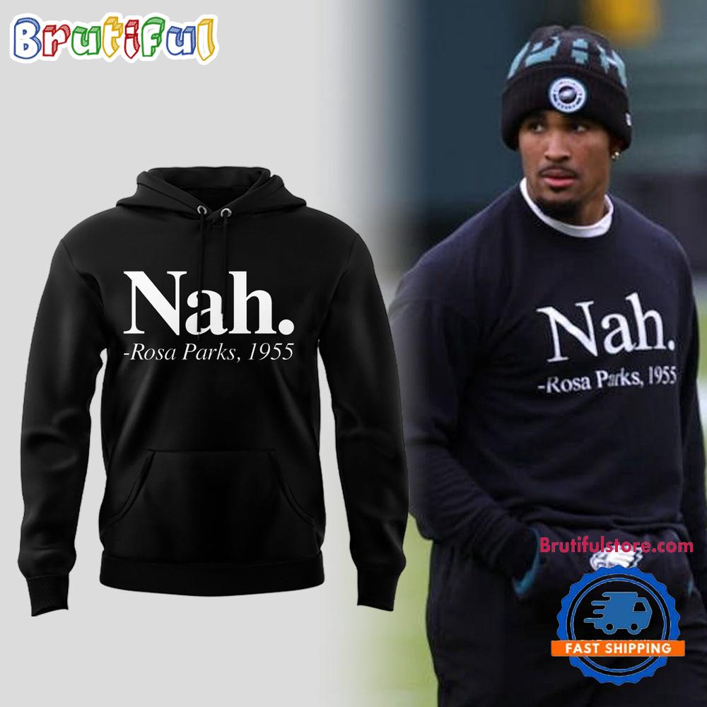 Philadelphia Eagles x Hurts Nah Rosa Parks 1955 3D Print Hoodie Shirt