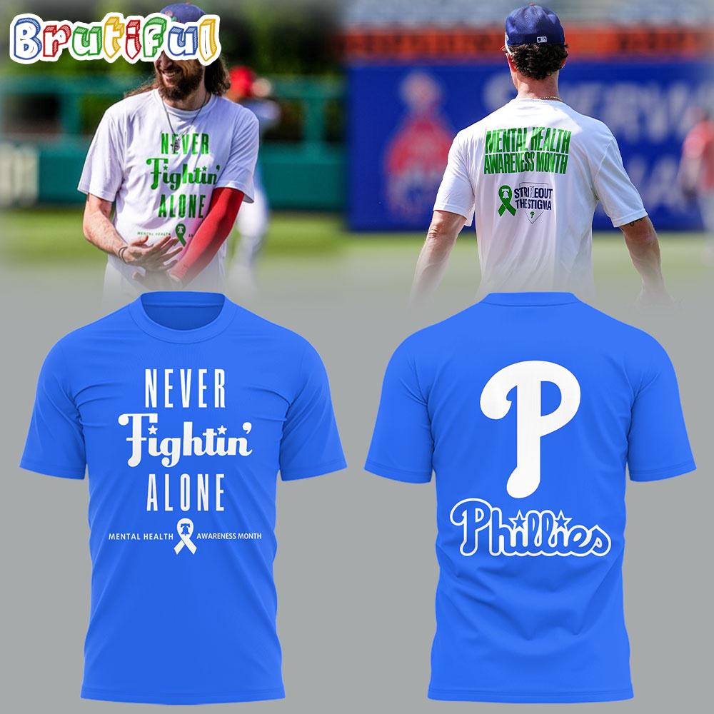 Philadelphia Phillies X Mental Health Awareness Month 2025 New Design 3D Shirt