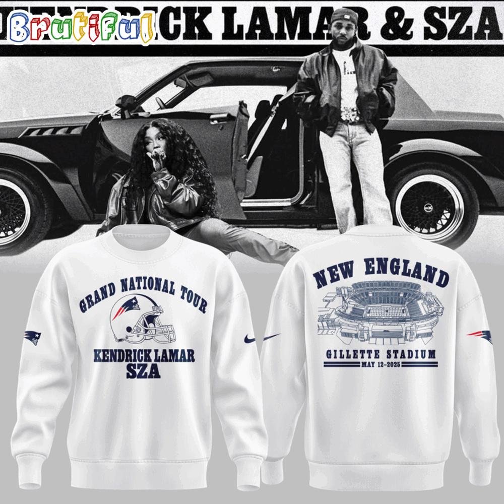 Post Malone Grand National Tour x New England Patriots 2025 Sweatshirt