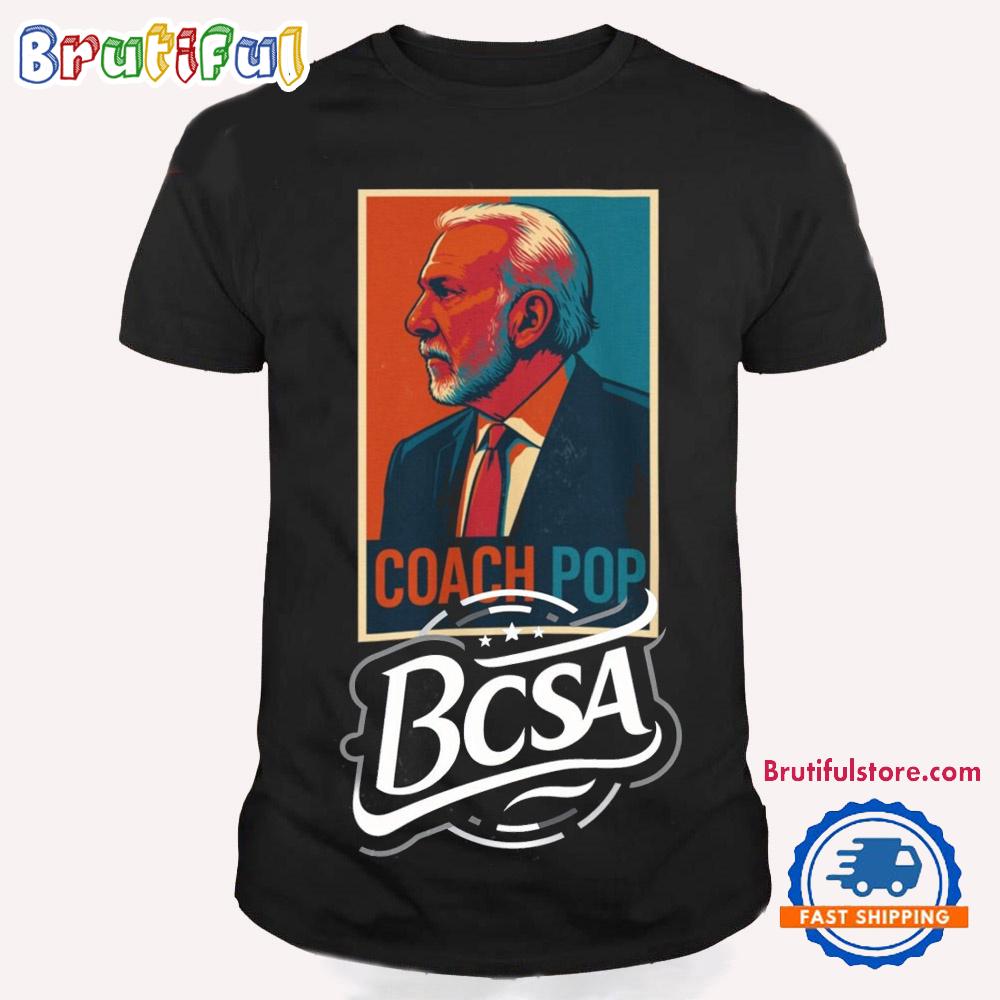 San Antonio Spurs Coach Gregg Popovich 2025 T Shirts