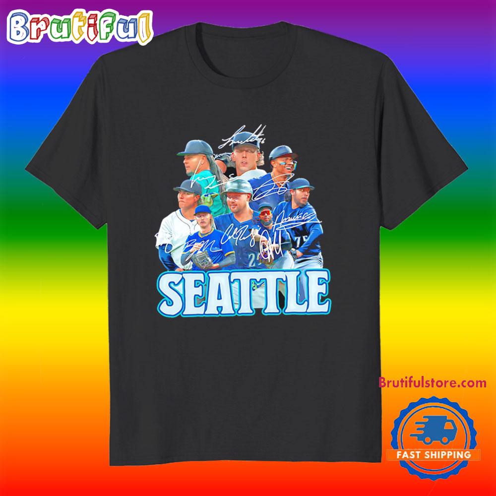 Seattle Mariners All Team Signature Series T Shirt