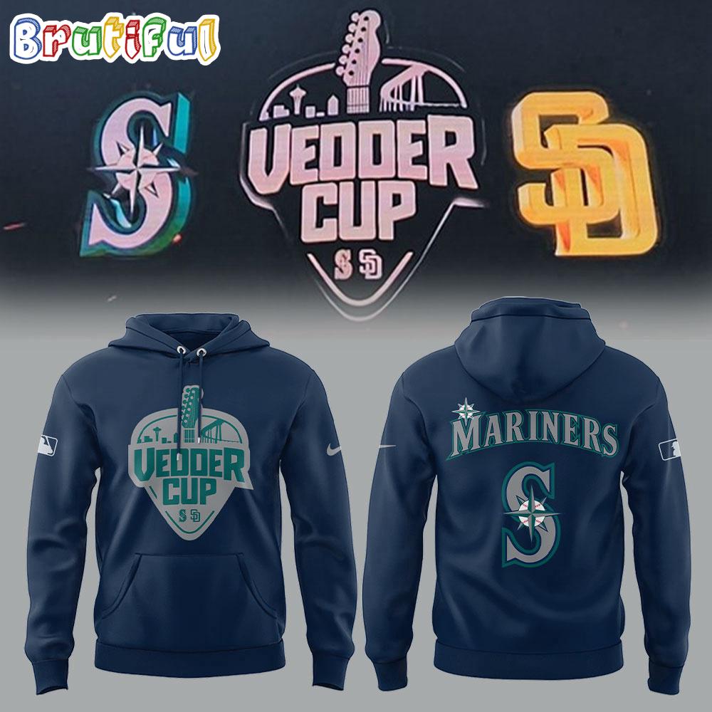 Seattle Mariners x Happy Vedder Cup 2025 3D Printed Hoodie