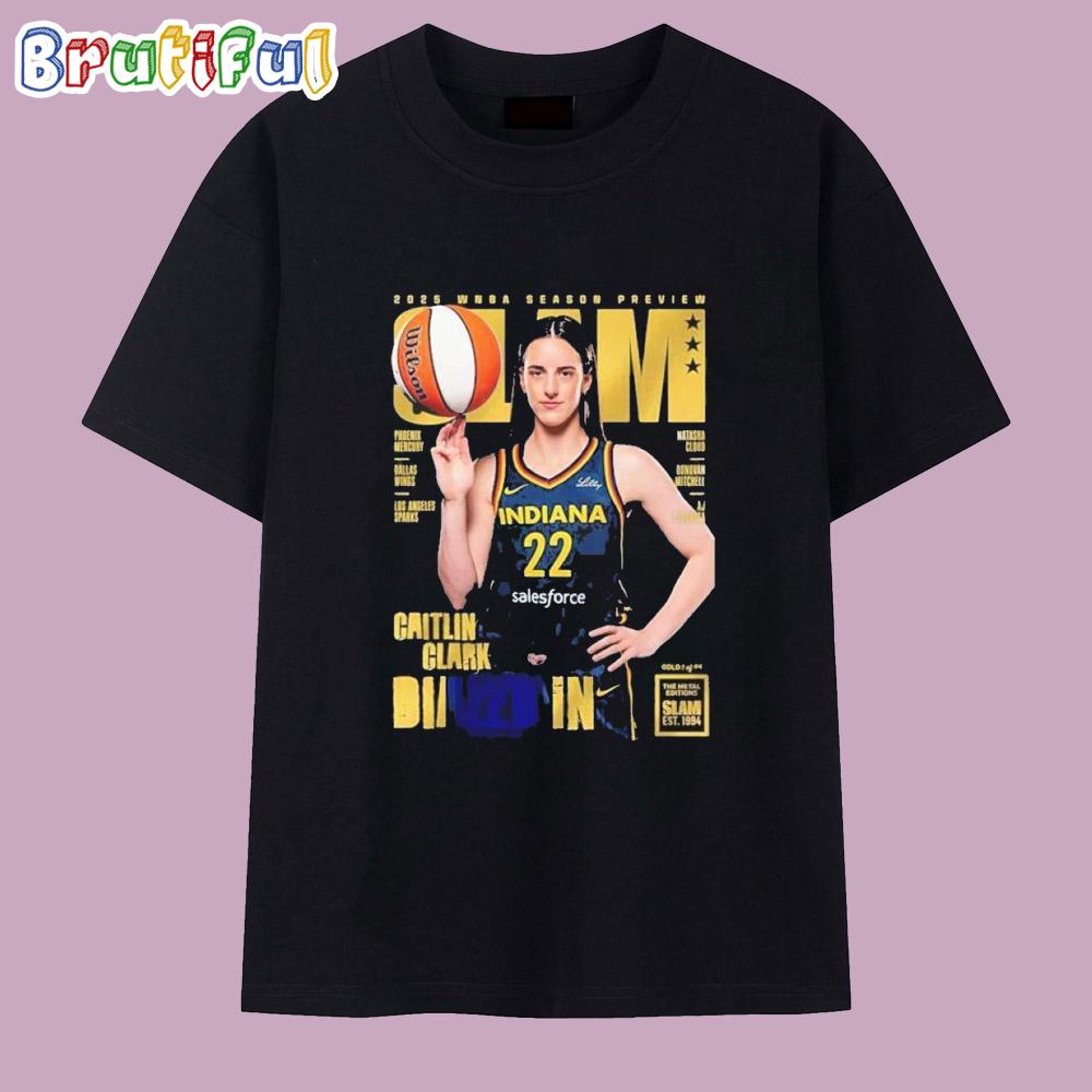 Slam 2025 Caitlin Clark Dialed In T Shirt