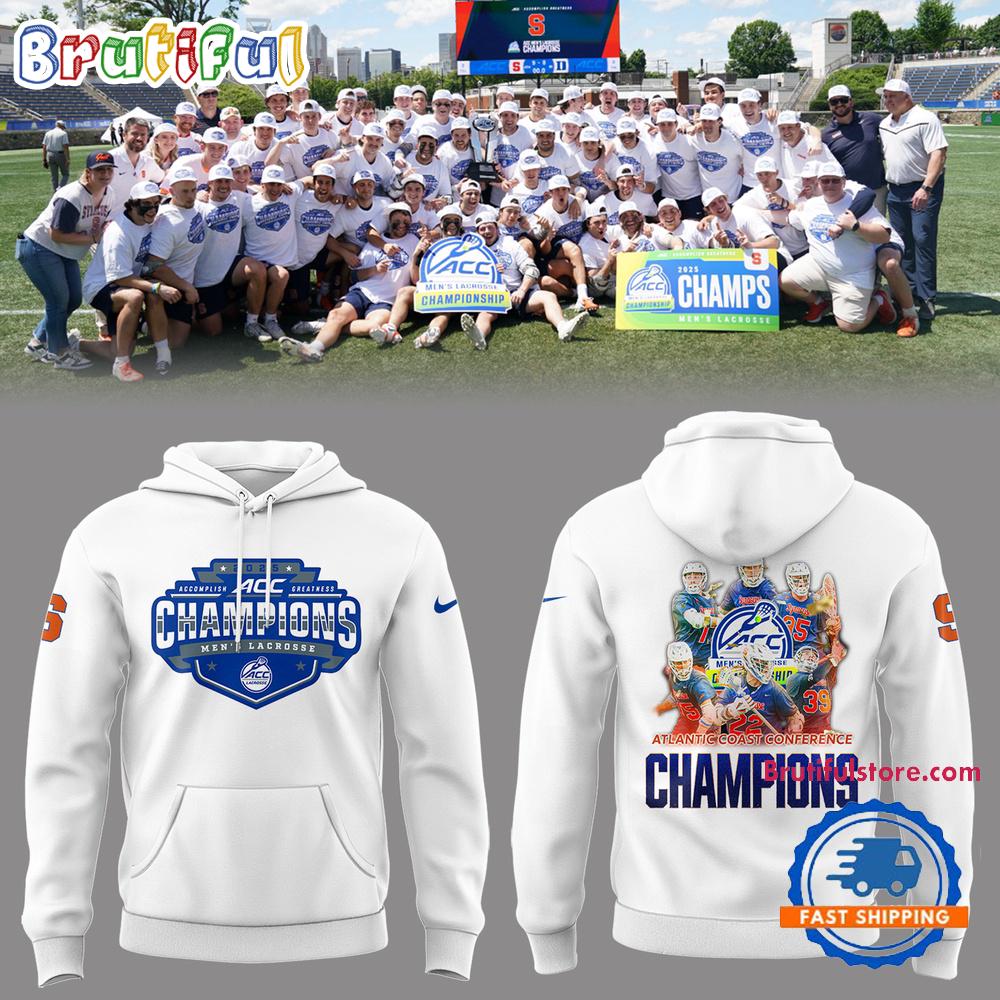 Syracuse Orange 2025 Men’s Lacrosse Champions Hoodie Shirt
