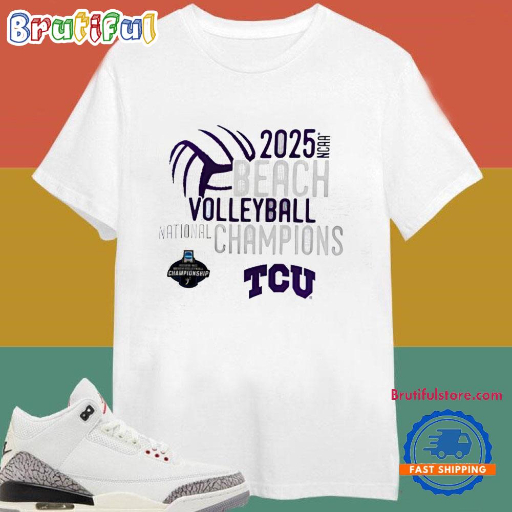 TCU Horned Frogs 2025 NCAA Beach Volleyball National Champions T Shirt