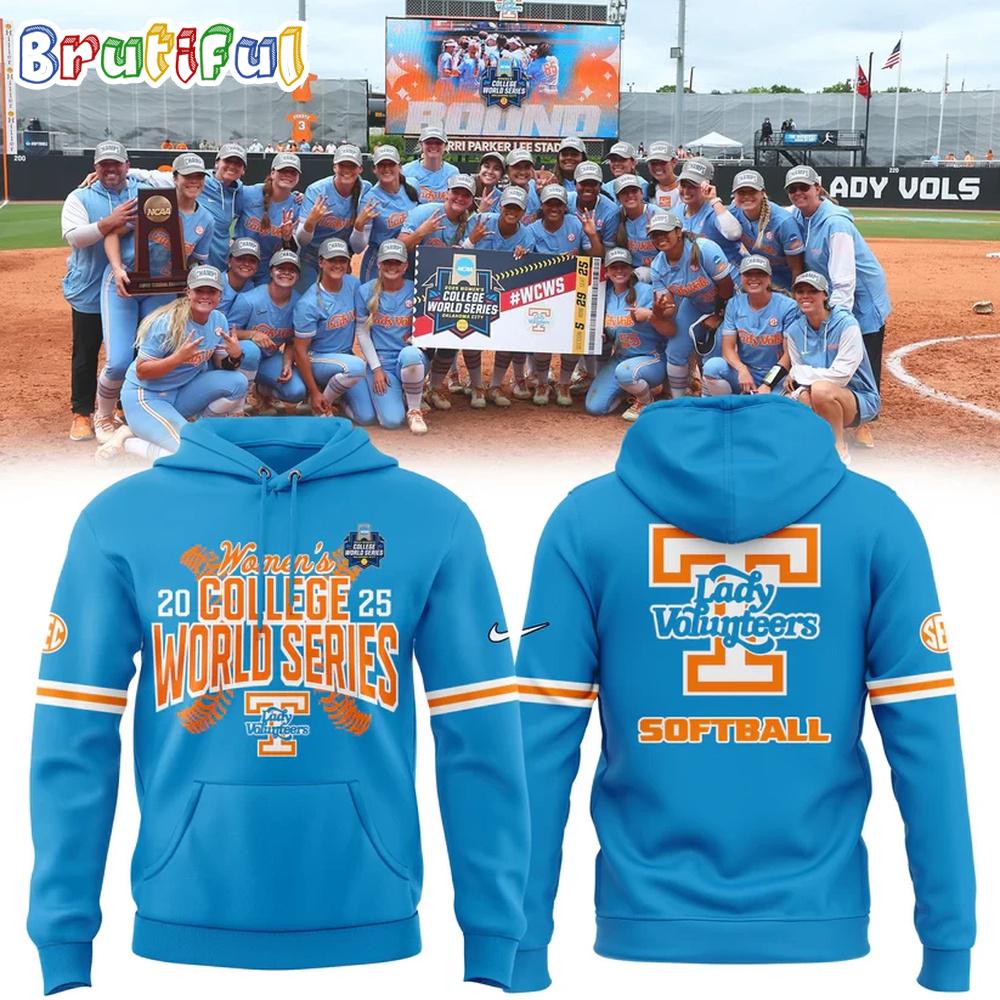 Tennessee Lady Vols 2025 NCAA Softball Women's College World Series Hoodie Shirt