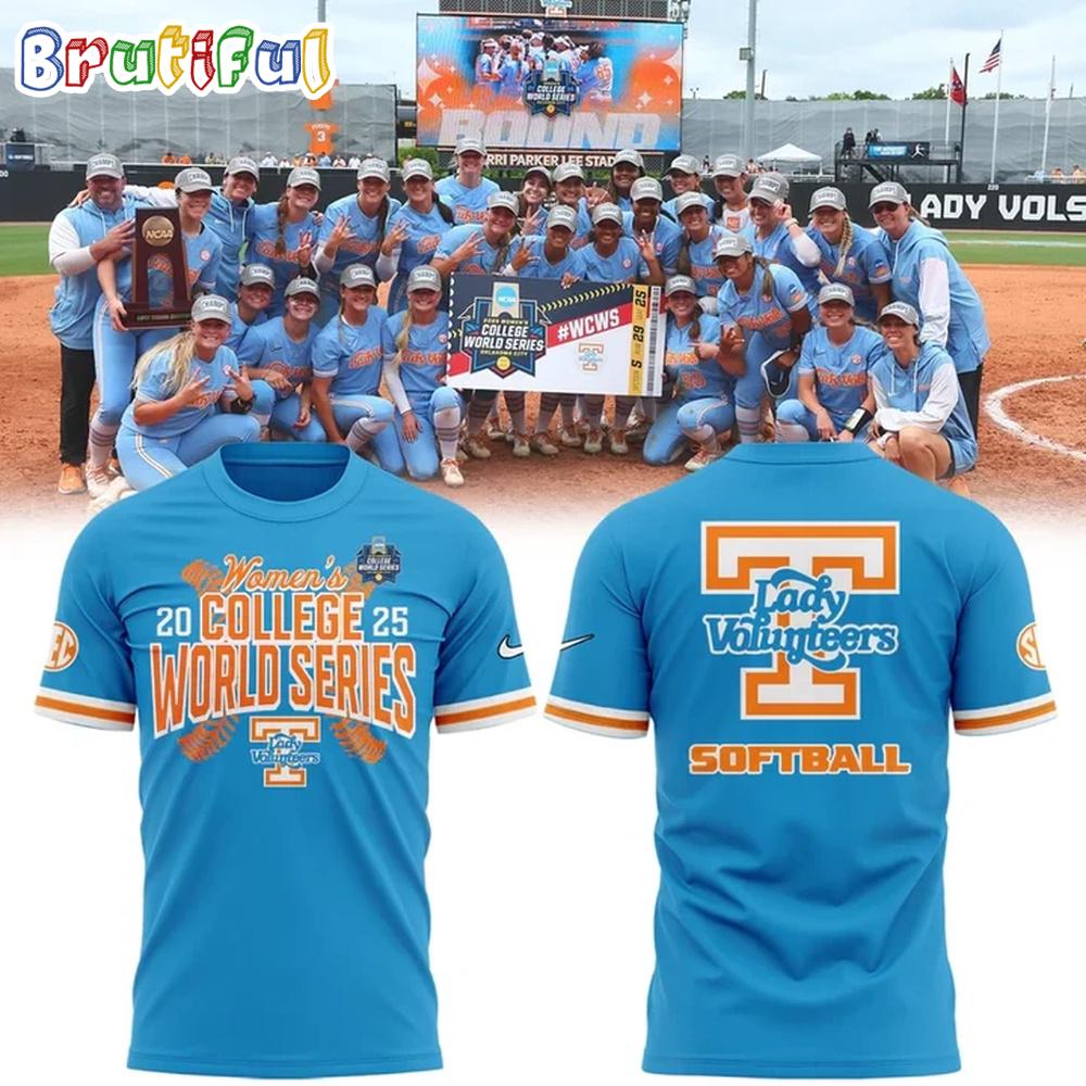 Tennessee Lady Vols 2025 NCAA Softball Women's College World Series T Shirt