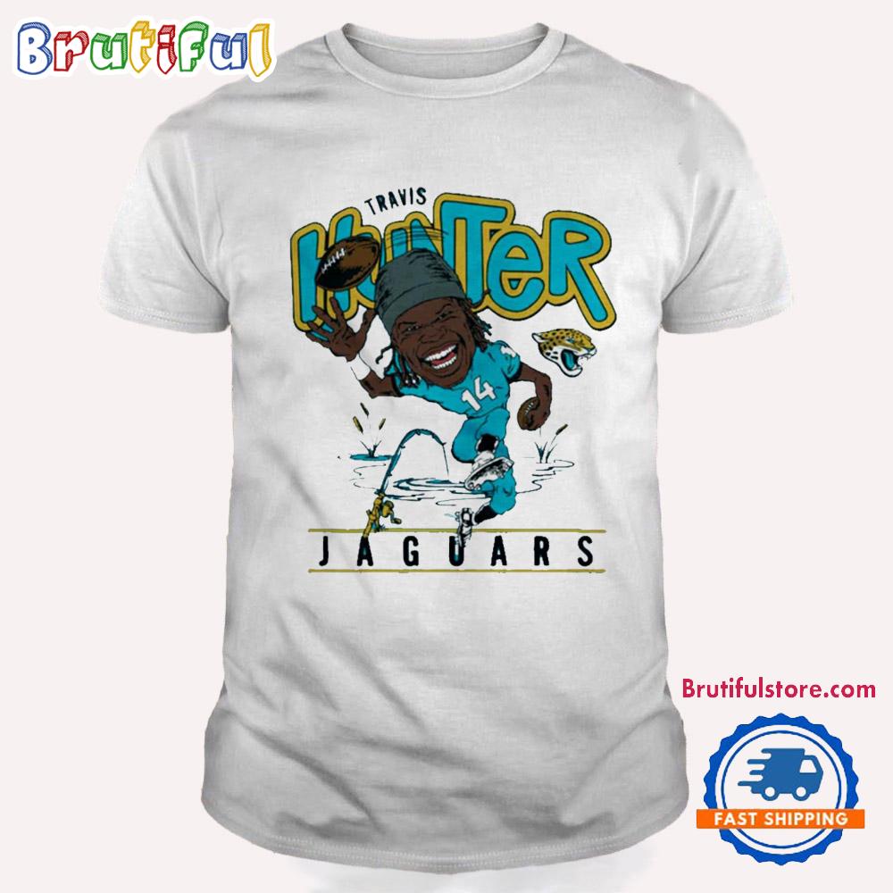 Travis Hunter Jacksonville Jaguars Caricature T Shirt