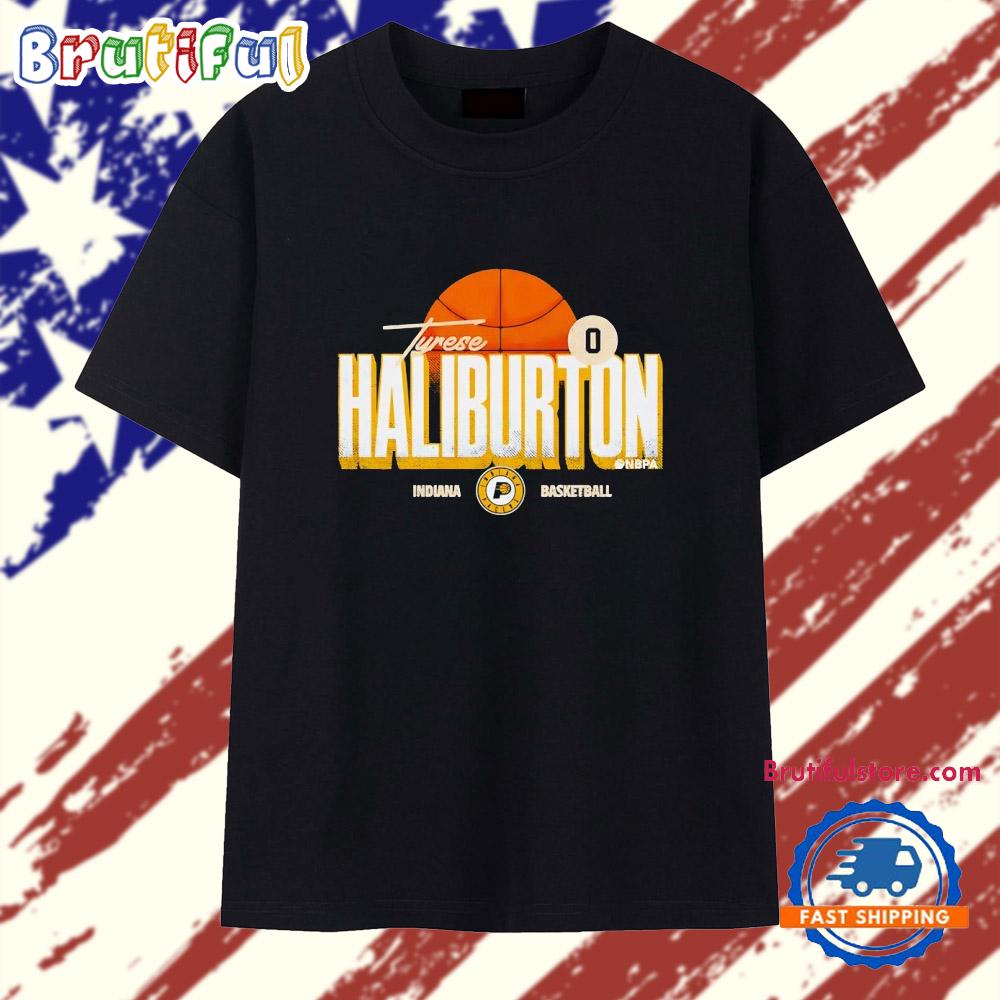Tyrese Haliburton #0 Indiana Pacers Basketball Vintage T Shirt