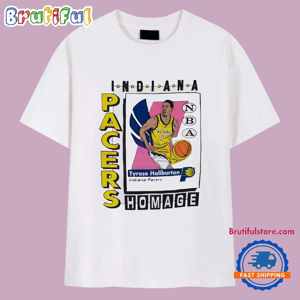 Tyrese Haliburton Indiana Pacers Skybox Art T Shirt