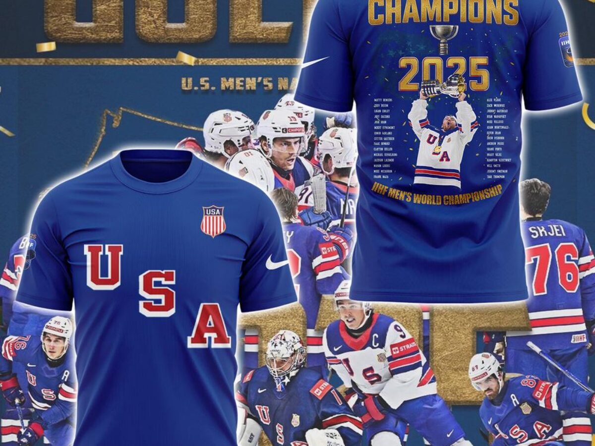 USA Hockey 2025 IIHF Men's World Championship 3D T Shirt