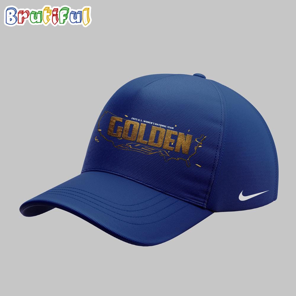 USA Hockey 2025 IIHF Men's World Championship Team Player Golden Cap Hats