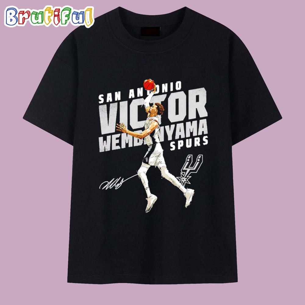 Victor Wembanyama San Antonio Spurs Signature T Shirt