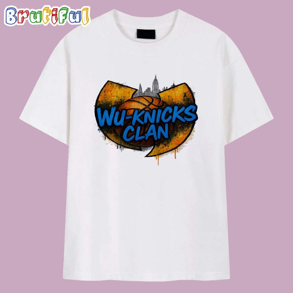 Wu-Knicks Clan logo T Shirt