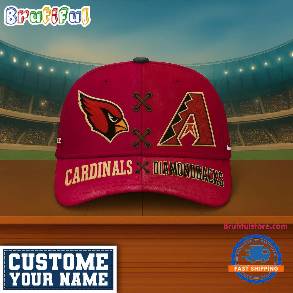 Arizona Cardinals x Arizona Diamondbacks Sporty New Design Baseball Cap