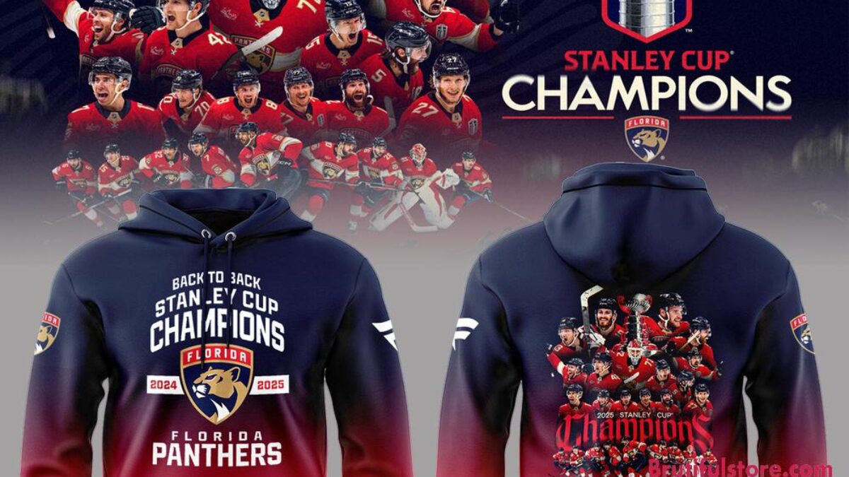 Back 2 Back Florida Panthers 2025 Stanley Cup Champions All Team