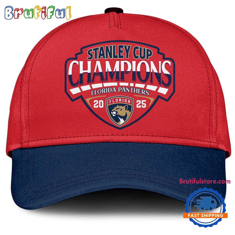 Back To Back Champions Florida Panthers Stanley Cup 2025 Limited Edition Cap