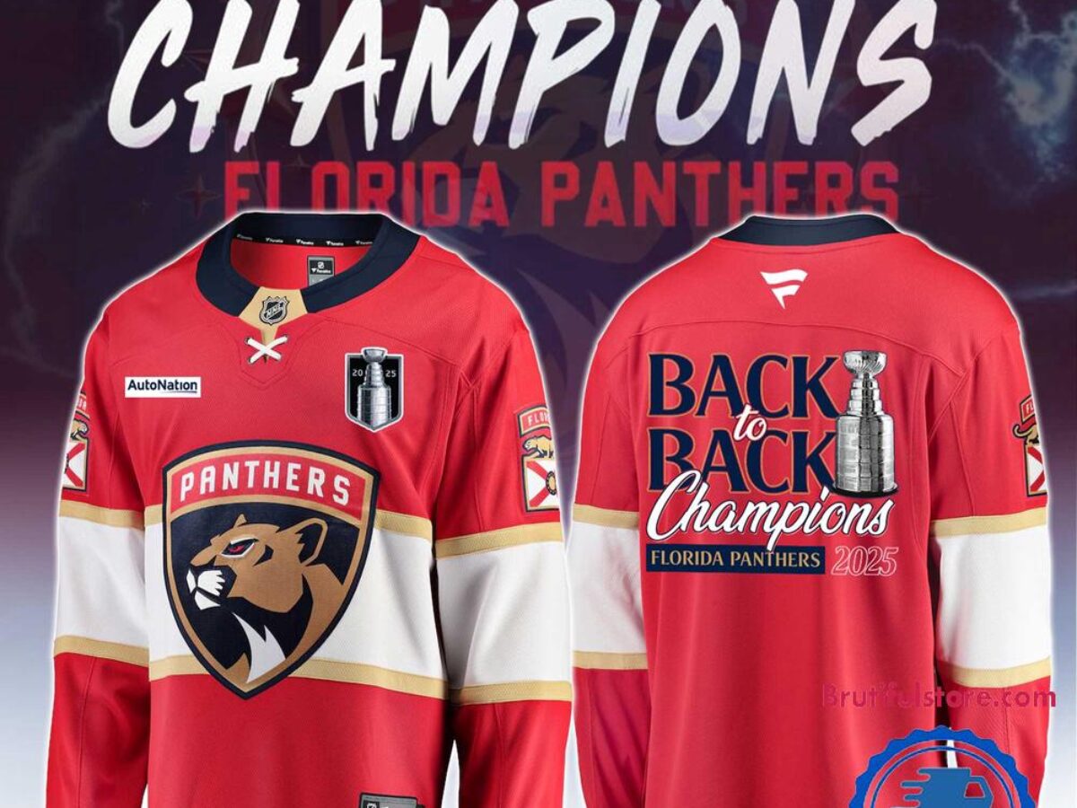 Back To Back Champions Florida Panthers Stanley Cup 2025 Limited