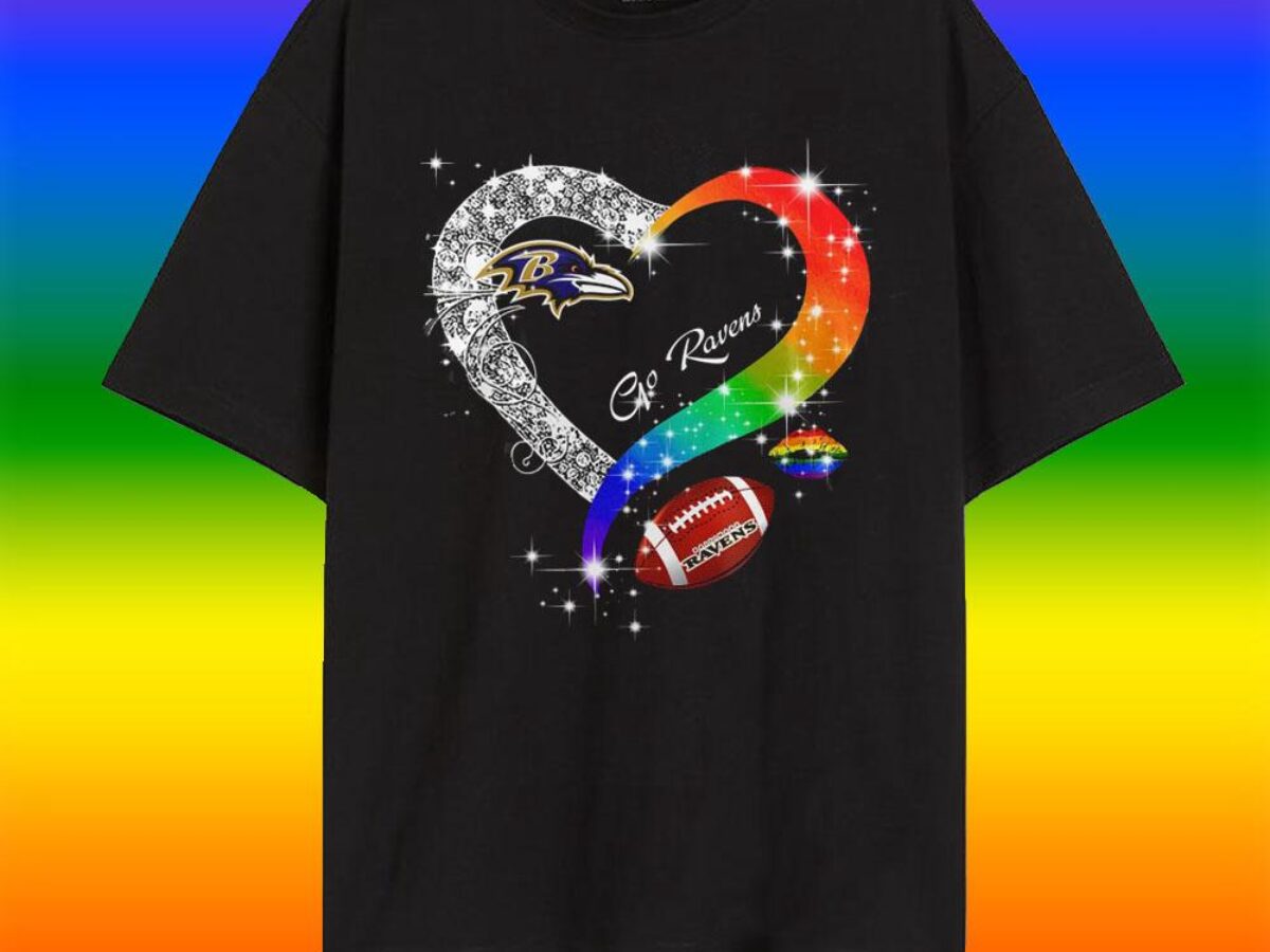 Baltimore Ravens 2025 LGBT Pride Day Vintage T Shirt