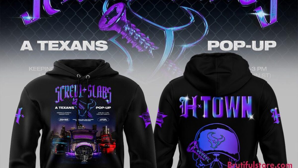 Houston Texans x DJ Screw H-Town 2025 Hoodie