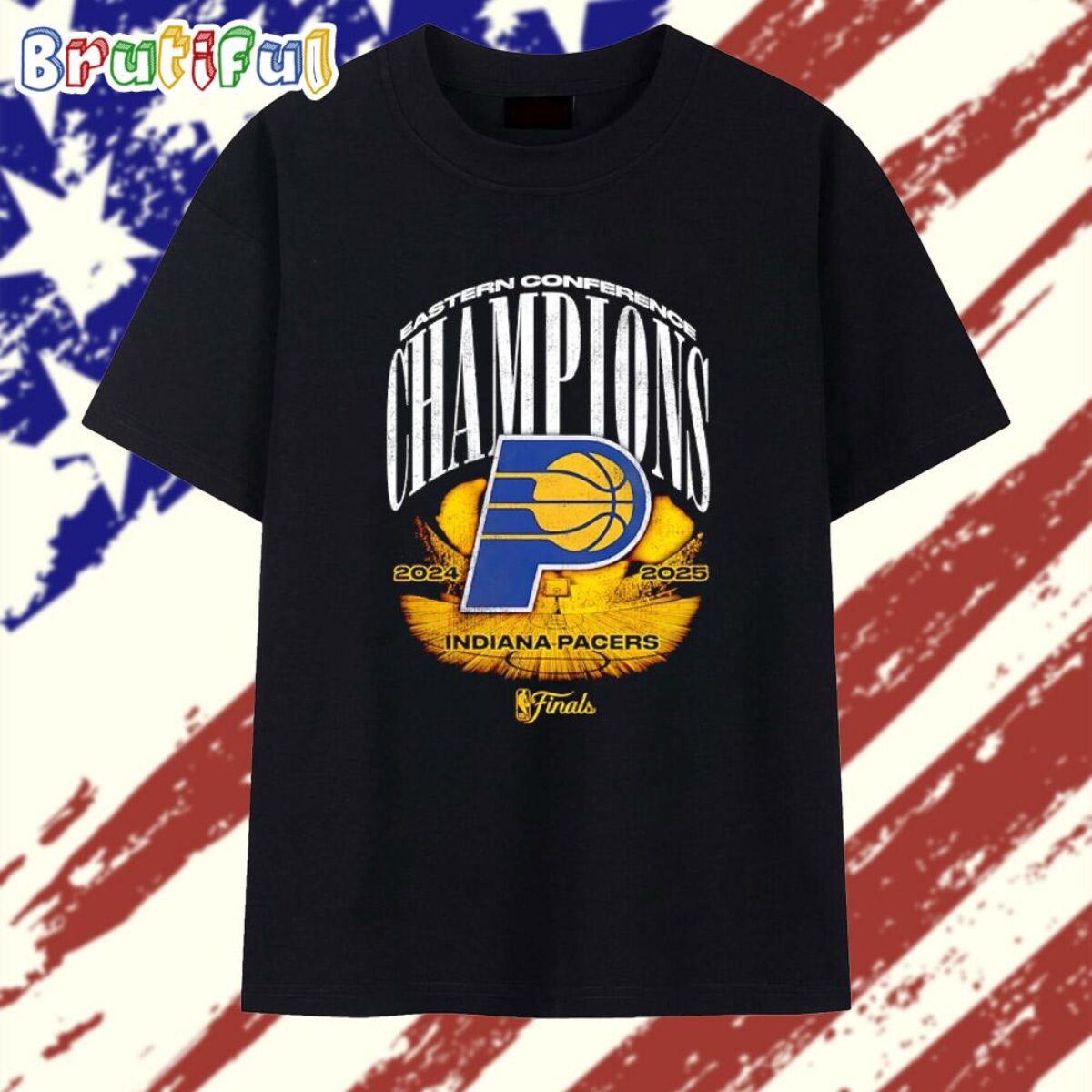 Indiana Pacers 2024-2025 Eastern Conference Champions Box Out T Shirt
