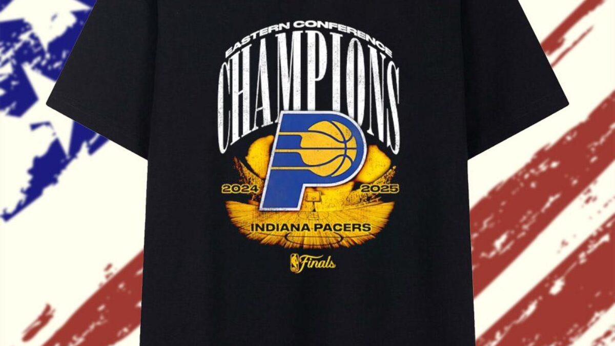 Indiana Pacers 2024-2025 Eastern Conference Champions Box Out T Shirt