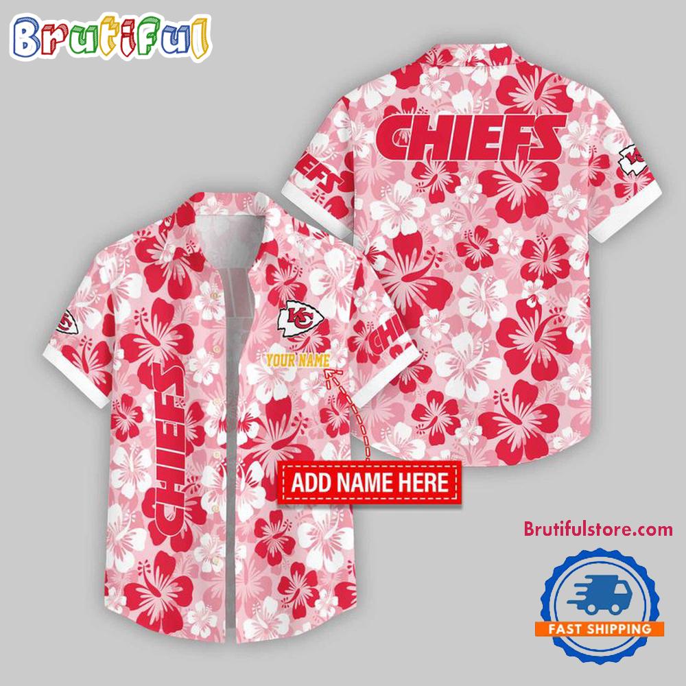 Kansas City Chiefs Flower Palm Tree Aloha Hawaii Shirt