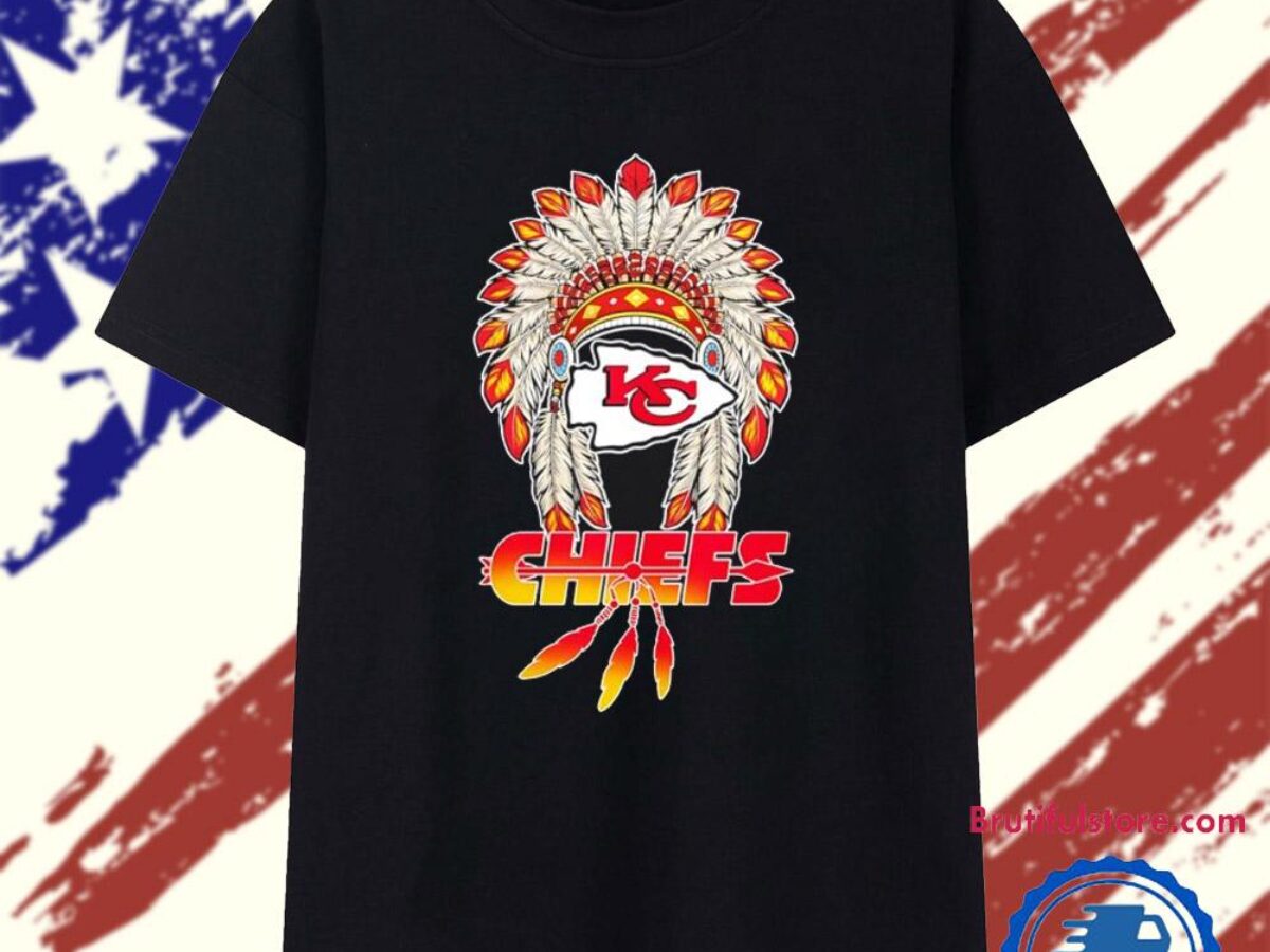Kansas City Chiefs x Native American 2025 Baseball T Shirt