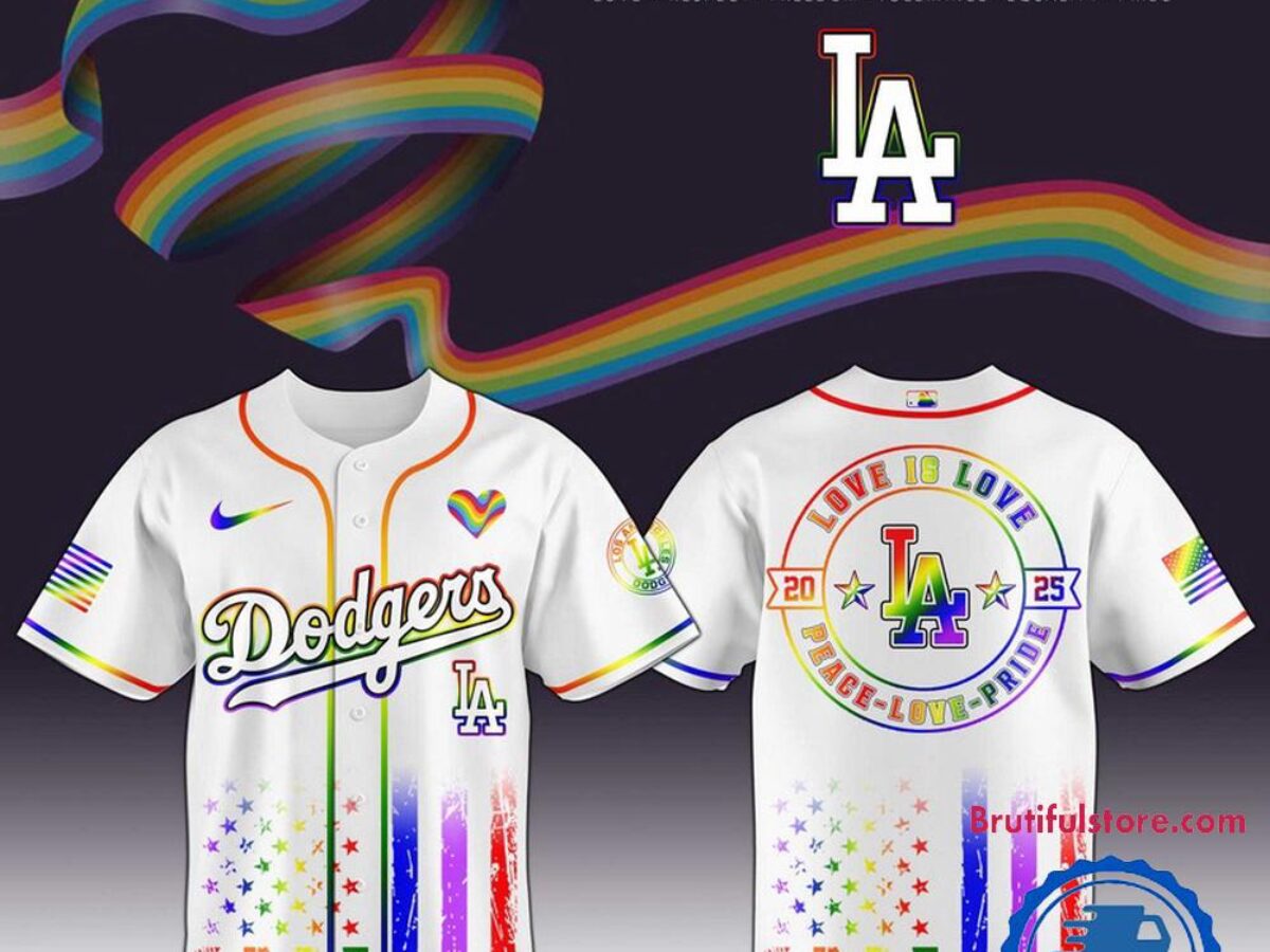 Dodgers LA Pride ユニフォーム Mサイズ Los Angeles Dodgers 2025 Happy Pride Month Limited Edition