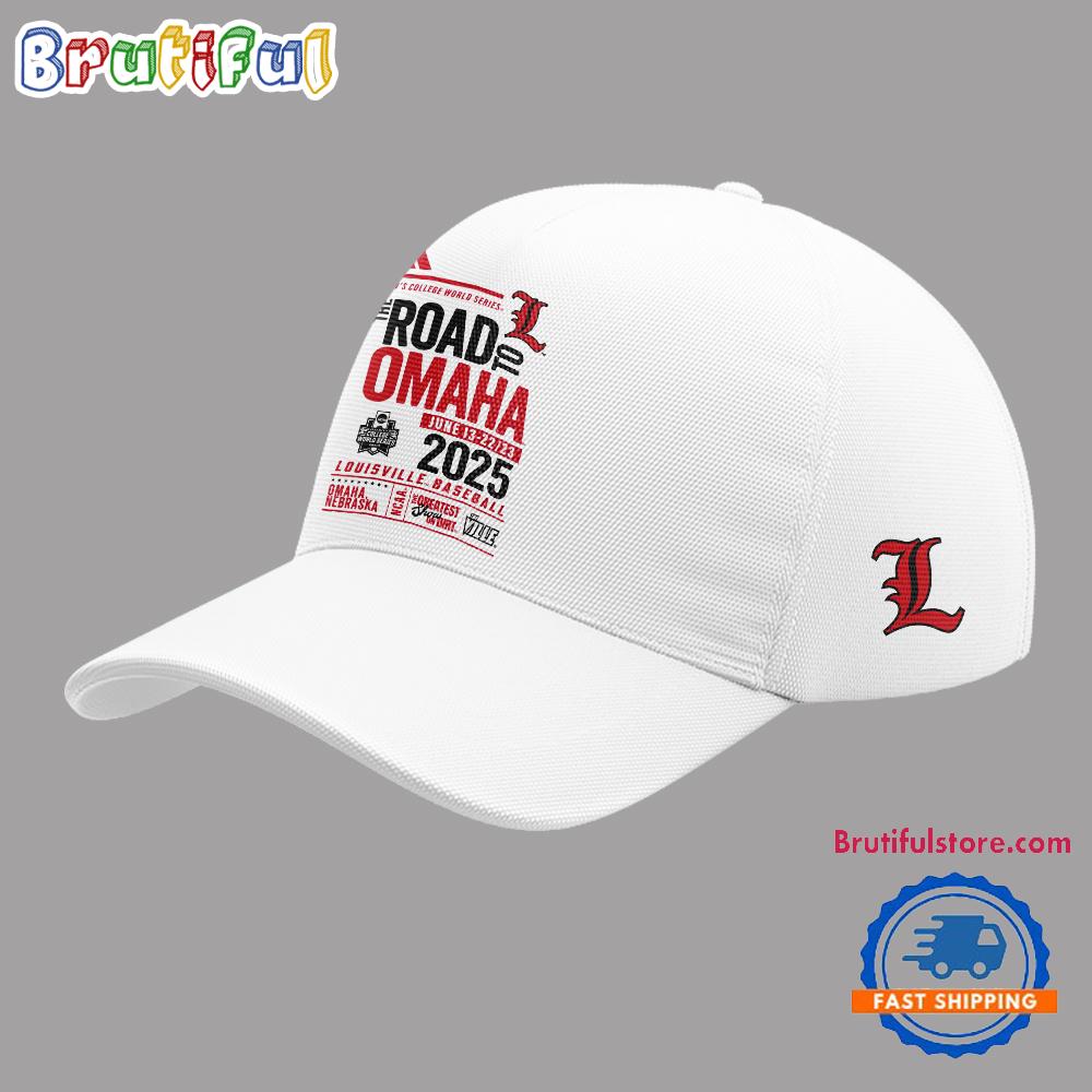 Louisville Cardinals Baseball The Road To OMAHA 2025 Cap
