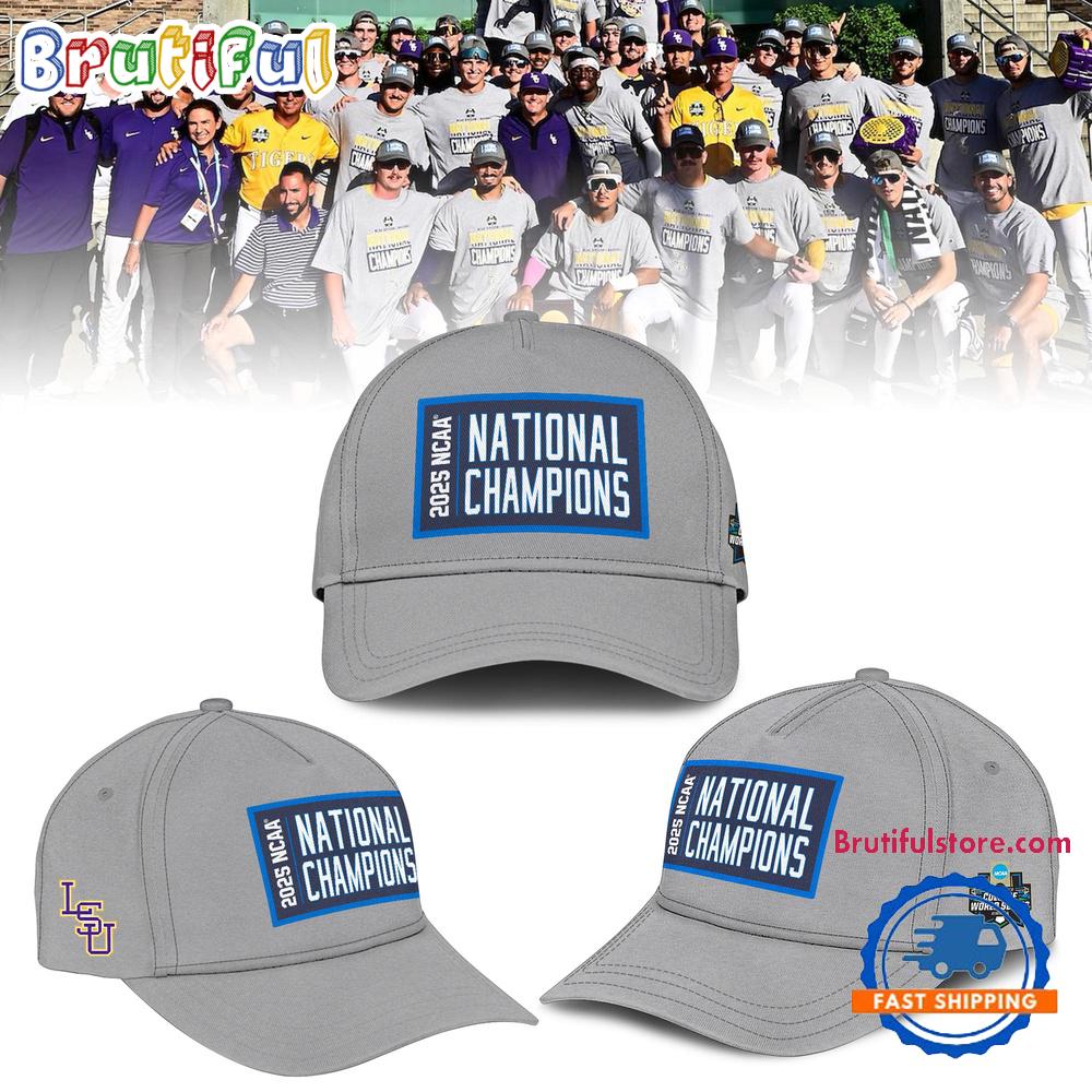 LSU Tigers 2025 NCAA Baseball Men’s College World Series Champions Locker Room Cap