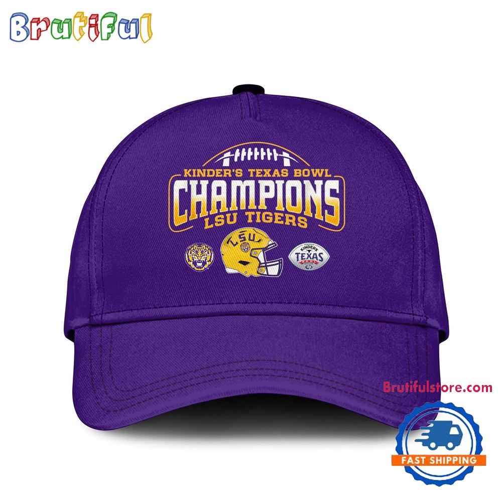 LSU Tigers 2025 NCAA Kinder’s Texas Bowl Champions Limited Edition Cap