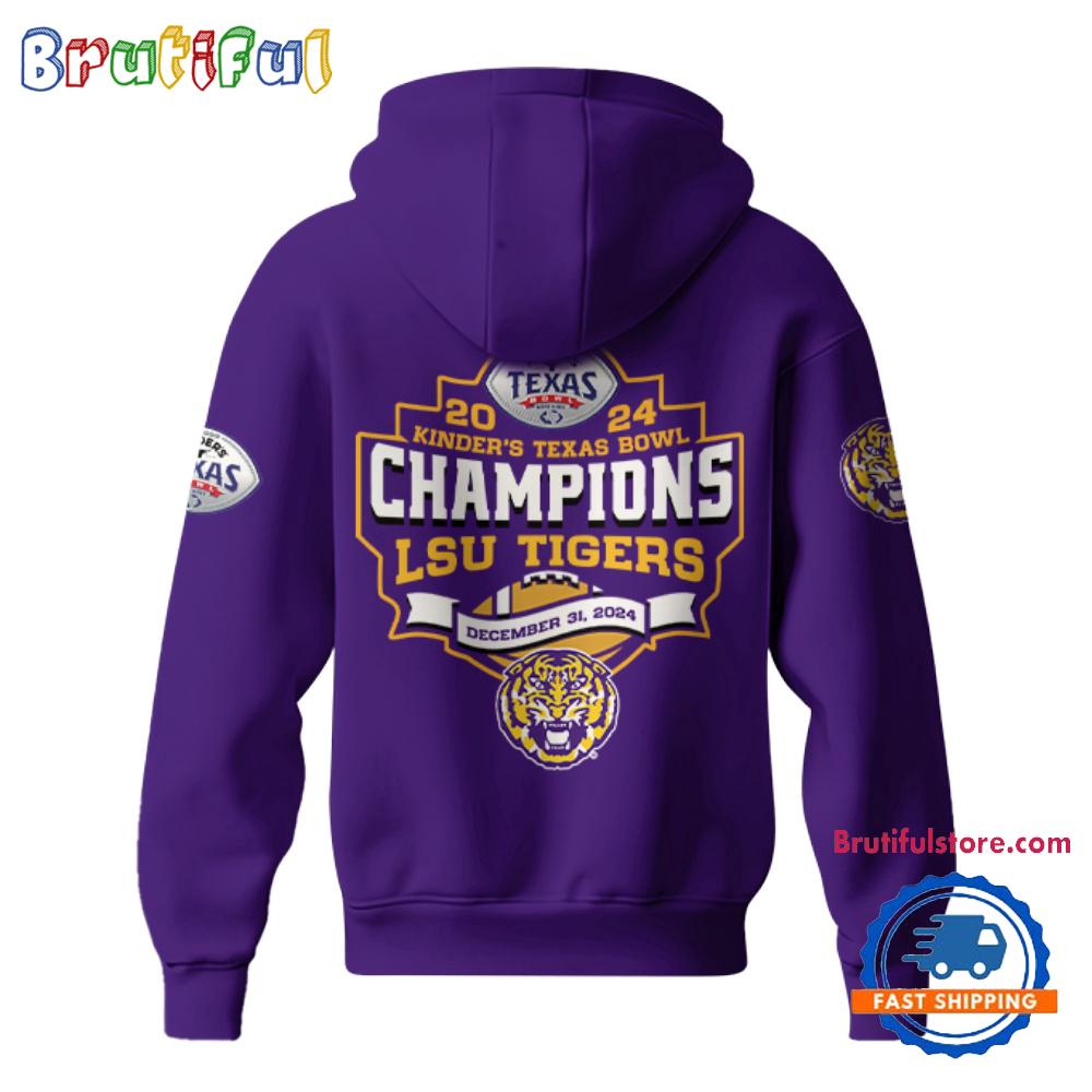 LSU Tigers 2025 NCAA Kinder’s Texas Bowl Champions Limited Edition Hoodie
